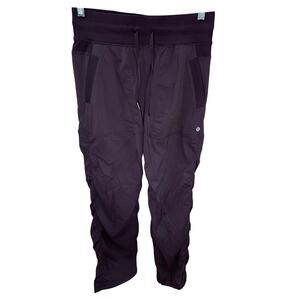 Lululemon Joggers Pants Women Size 6 Regular Purple Straight Leg Drawstrings